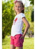 Magenta girls\' shorts DZ6015 - Online store - Boutique